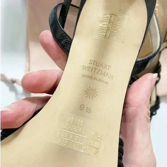 NIB Stuart Weitzman Twist Sleek 95 Sandals size 9.5 - Picture 5 of 12